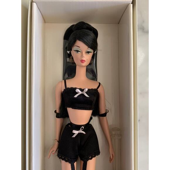 NIB Fashion Model Collection Lingerie Silkstone Barbie - Picture 2 of 7